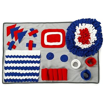

DogLemi čmuchací kobereček Snuffle šedý 75 x 50 cm