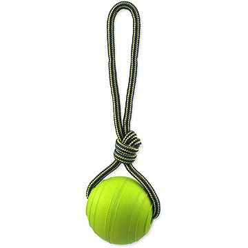 

Dog Fantasy EVA Foam míč s lanem plastový a plovoucí zelený 8 cm
