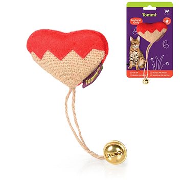 

Tommi Natural Only Srdíčko s rolničkou a šantou 11 cm
