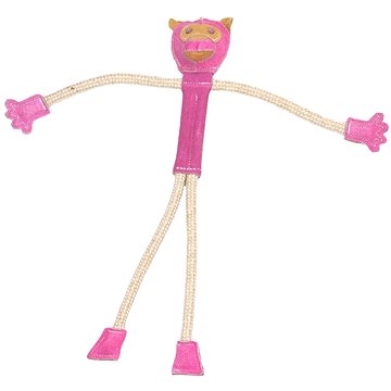 

animALL Hračka Opice kůže s provazy barevná 48 cm