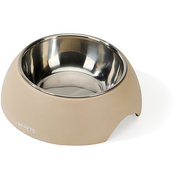

M-Pets Eco bambusová miska 350 ml písková