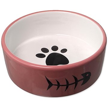 

Magic Cat Keramická miska růžová/bílá 350 ml