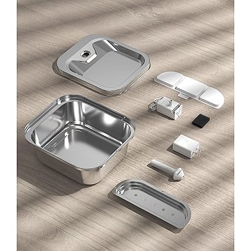 

Tikpaws WF118 Smart Fontánka pro mazlíčky, nerez, 4000 ml