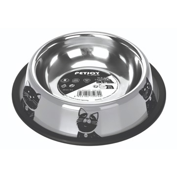 

M-Pets PETJOY CatFamily Nerez miska s protiskluzem 355 ml
