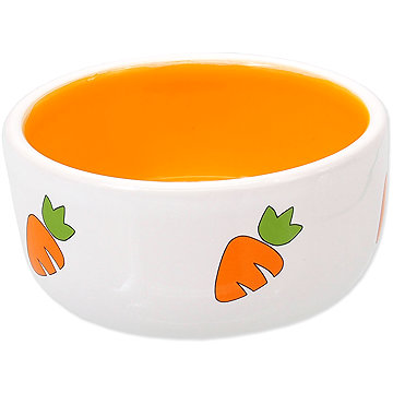 

Small Animals Miska keramická pro králíky bílo-žlutá 11,5 × 5 cm 300 ml
