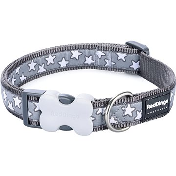 

Red Dingo Stars White on Grey 15 mm × 24-37 cm