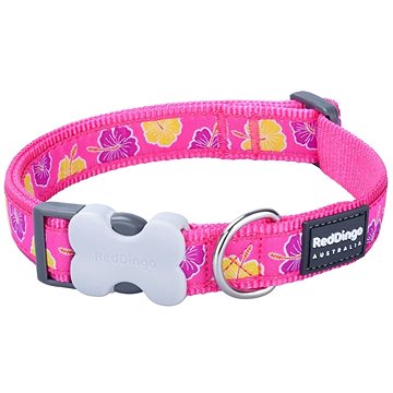 

Red Dingo obojek Hibiscus Hot Pink 1,2 × 20 - 32 cm