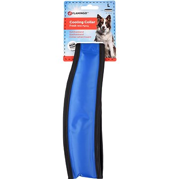 

Flamingo Chladící obojek pro psy modro/černý L 49-56cm