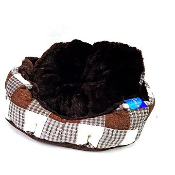 

Petproducts Pelech kostkovaný hnědo bílý 45 × 40 cm