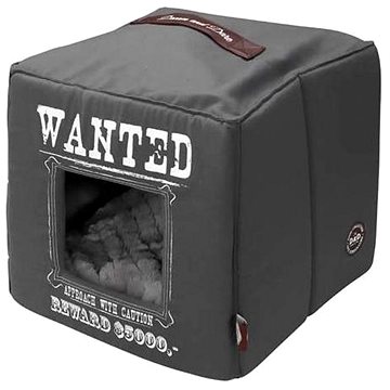 EBI D&D Home Collection Wanted Pet Cube Grey 40 × 40 × 40 cm - Pelíšek