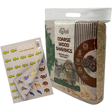 

Limara Hrubá hoblinová podestýlka 50 l/2 kg se šiškami + pexeso