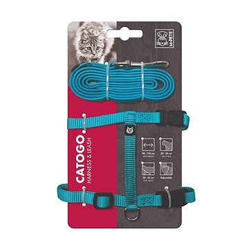 

M-Pets Catago postroj s vodítkem pro kočku - modrý