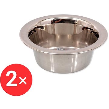

DOG FANTASY Miska nerez 11 cm 0,20 l 2 ks