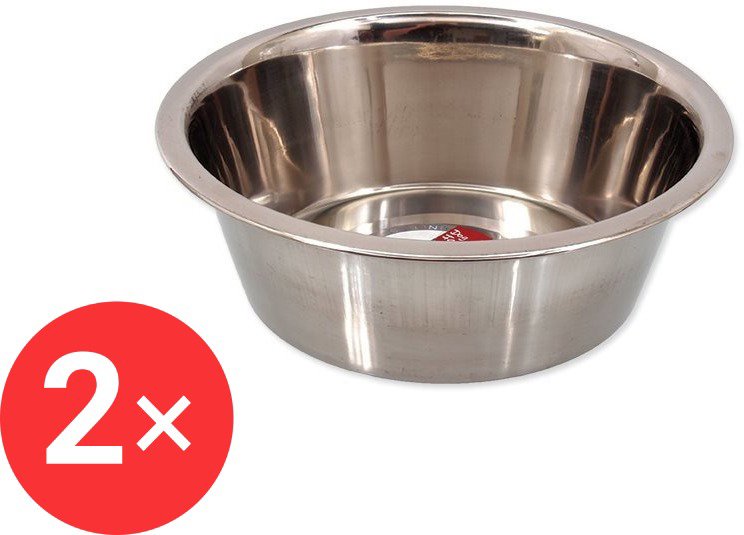 

DOG FANTASY Miska nerez 21 cm 1,57 l 2 ks
