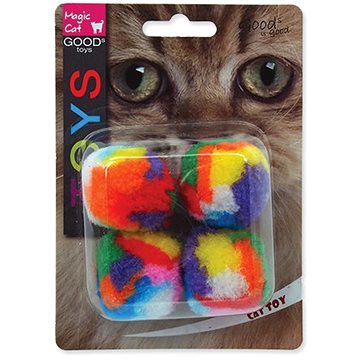 

MAGIC CAT hračka míček 3,75 cm 4 ks