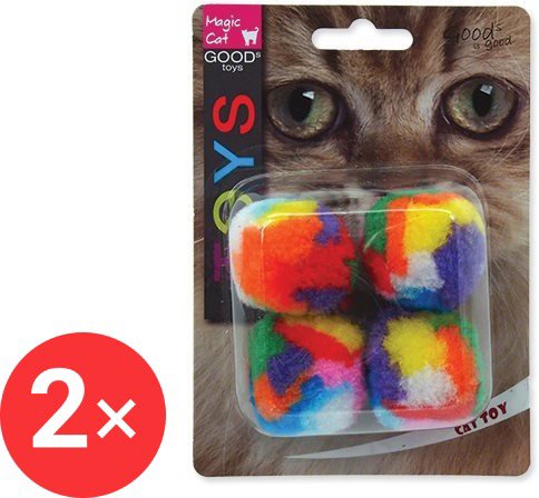 

MAGIC CAT hračka míček 3,75 cm 2 × 4 ks