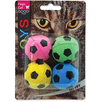 

MAGIC CAT hračka míček pěnový fotbalový 3,75 cm 4 ks