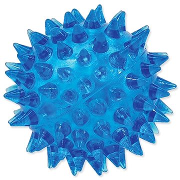 DOG FANTASY hračka míček pískací modrá 5 cm - Míček pro psy