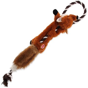 

DOG FANTASY hračka skinneeez s provazem liška 57,5 cm