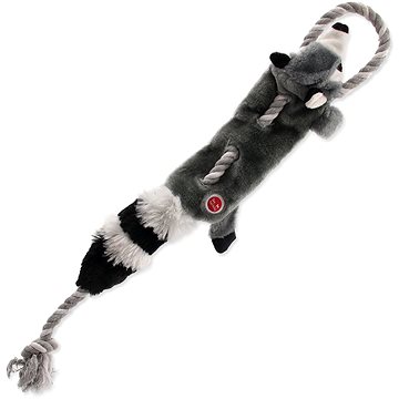 

DOG FANTASY hračka skinneeez s provazem mýval 57,5 cm
