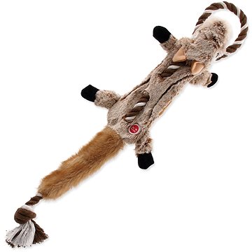 

DOG FANTASY hračka skinneeez s provazem čipmank 57,5 cm