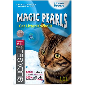 MAGIC PEARLS kočkolit ocean breeze 16 l - Stelivo pro kočky