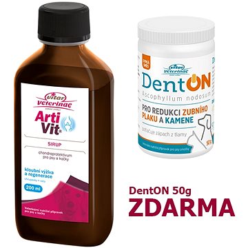

Vitar Veterinae Artivit sirup 200 ml + Zdarma DentOn 50 g