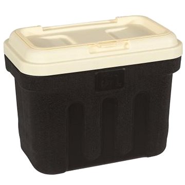 Maelson Box na granule pro 7,5 kg krmiva - černo-béžový - 41 × 25 × 33 cm - Barel na granule