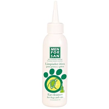 Menforsan Přírodní přípravek na čištění uší pro psy a kočky 125 ml - Přípravek na uši