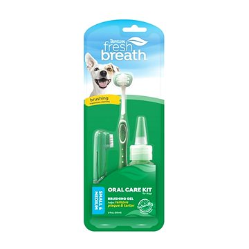 

Tropiclean Fresh Breath sada na čištění zubů pro malé a střední psy