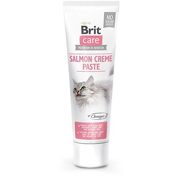 Brit Care Cat Paste Salmon creme 100 g - Doplněk stravy pro kočky