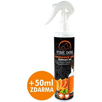 

Fine Dog Lososový olej s rozprašovačem 200 ml + 50 ml zdarma