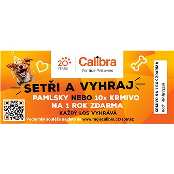 

Calibra Výherní los k výročí 20 let značky