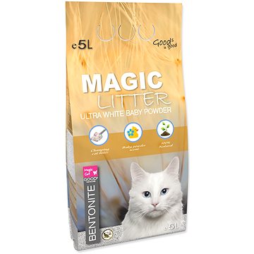 

MAGIC PEARLS Kočkolit ML Bentonite Ultra White Baby Powder 5L