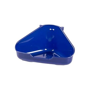 

DUVO+ Rohová toaleta pro hlodavce modrá L 37,5 × 26,5 × 15,5 cm