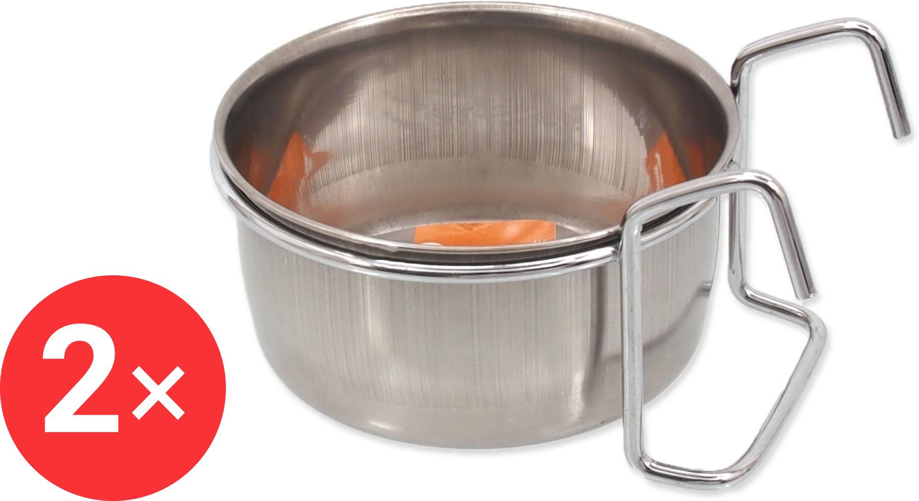 

Bird Jewell miska nerez závěsná 8,3 cm 0,21 l 2 ks