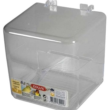 

Zolux Koupelnička pro exoty s průhledným dnem 13,5 × 12,5 × 14,5 cm