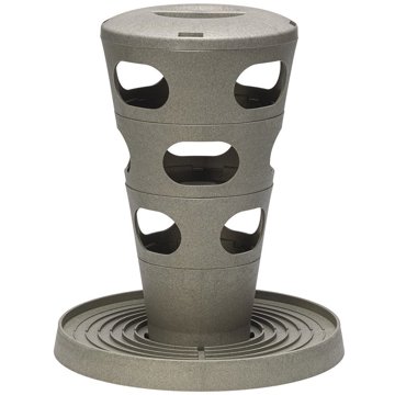 

Beeztees Feed Tower Krmítko pro drůbež 36 cm, šedé