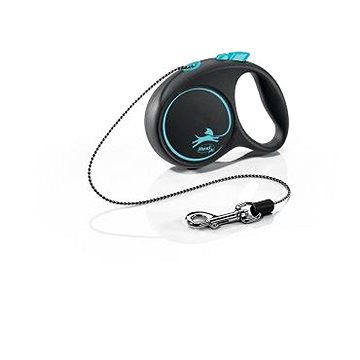 

Flexi Black Design XS lanko 3 m/8 kg modré