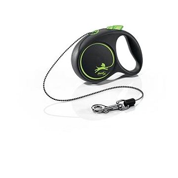 

Flexi Black Design XS lanko 3 m/8 kg zelené