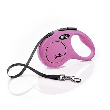 

Flexi New Classic S pásek 5 m/15 kg růžové