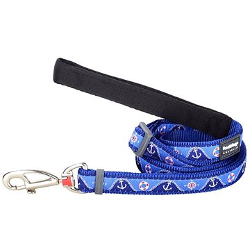 

Red Dingo vodítko Nautical Dark Blue 2,5 cm x 1,8 m
