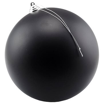 

DECOLED Vánoční ozdoby - koule plastová,, černá matná, průměr 20 cm