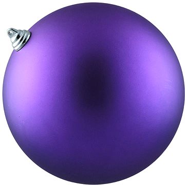 

DECOLED Vánoční ozdoby - koule plastová, fialová matná, průměr 20 cm