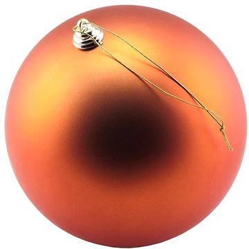 

DECOLED Vánoční ozdoby - koule plastová, měděná matná, průměr 20 cm