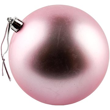 

DECOLED Vánoční ozdoby - koule plastová, jemně růžová matná, průměr 20 cm