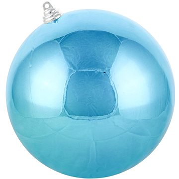

DECOLED Vánoční ozdoby - koule plastová, tyrkysová lesklá, průměr 20 cm