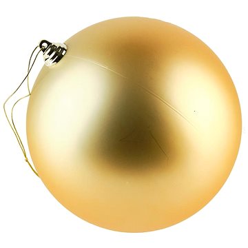 

DECOLED Vánoční ozdoby - koule plastová, šampaň matná, průměr 20 cm