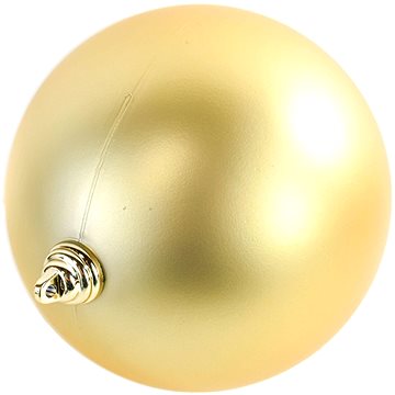 

DECOLED Vánoční ozdoby - koule plastová, zlatá matná, průměr 10 cm