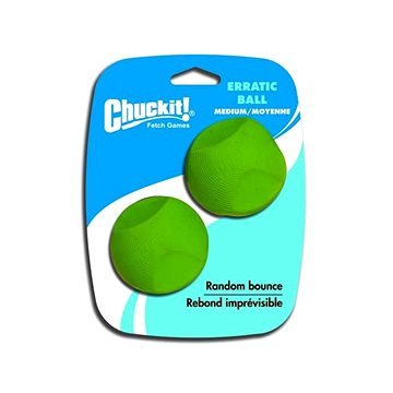 

Chuckit! Míčky Erratic Medium 6,5 cm - 2 na kartě
